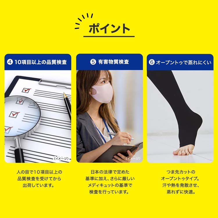 メディキュット リンパケア 着圧ソックス ひざ下つま先なし LL ( 1足