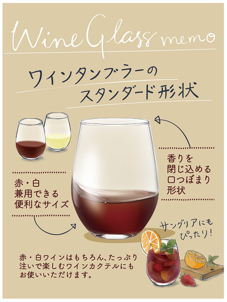 ワイングラス 食洗機対応 日本製 325ml G101-T270 ( 2個入