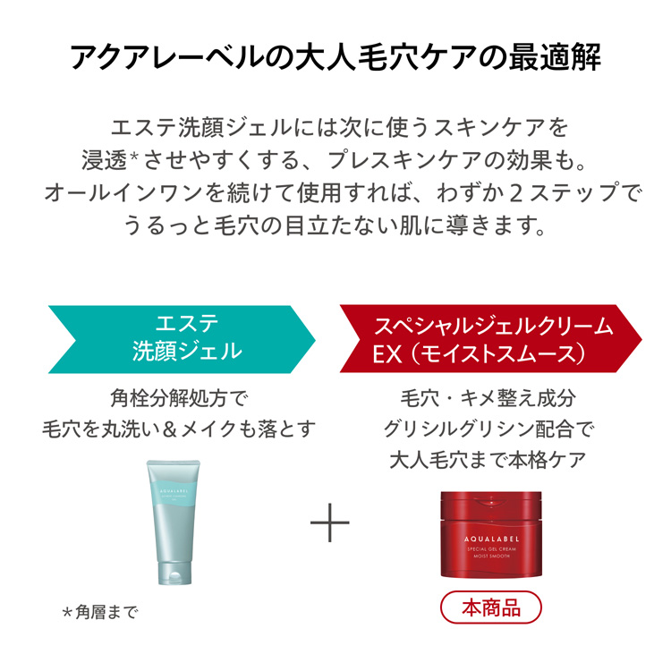 アクアレーベル スペシャルジェルクリーム EX モイストスムース ( 90g