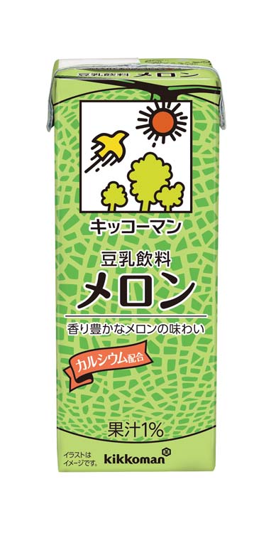 キッコーマン 豆乳飲料 メロン ( 200ml*18本入 )/ : 爽快ドラッグ