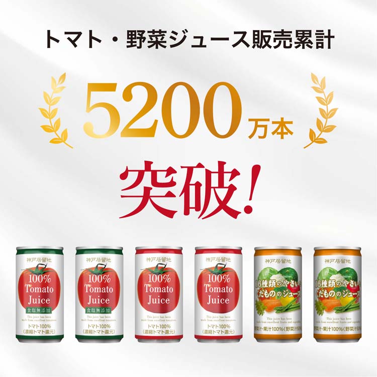 神戸居留地 16種類のやさいとくだもののジュース 缶 ( 185g*30本入