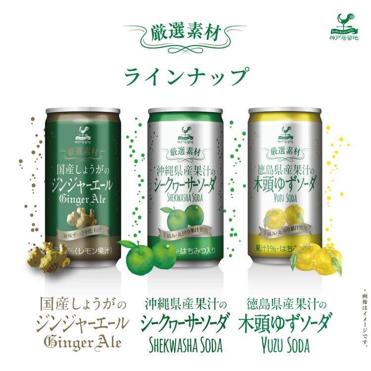 神戸居留地 りんごと微炭酸100%のやさしいジュース 185ml×20本 りんご 果汁100% 炭 無添加 甘味料 着色料 缶 71％以上節約 缶