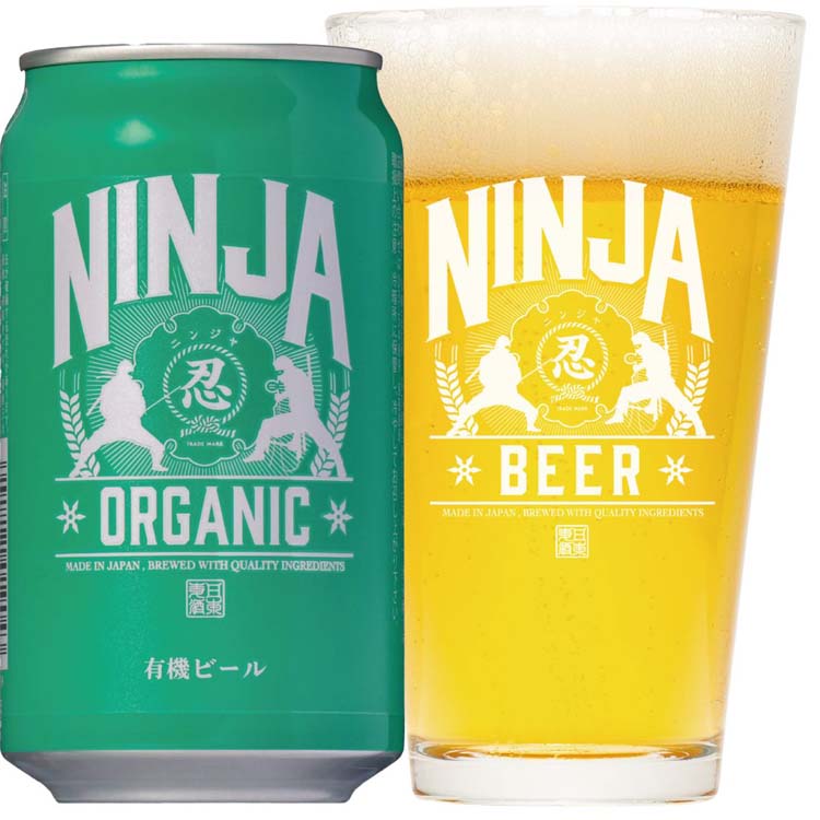 NINJA BEER 5種+グラスセット ( 350ml×5本入 )/ 日本ビール : 爽快