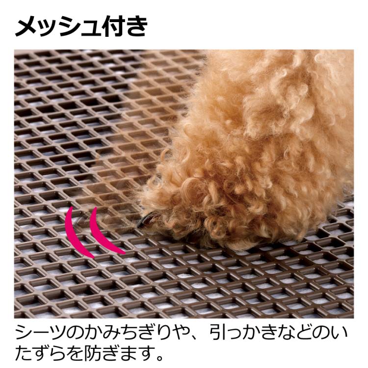 お掃除簡単フラットトレー ワイド ダークブラウン ( 1個