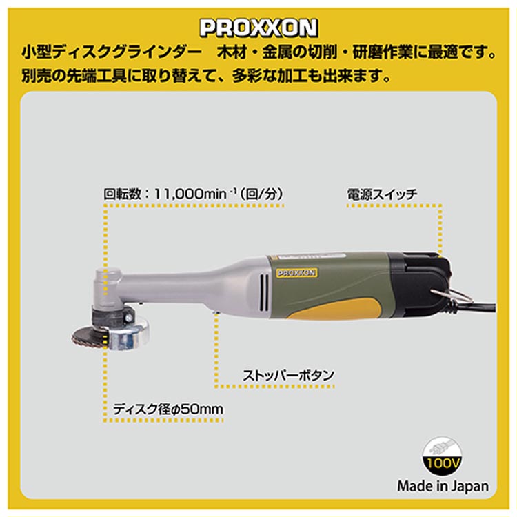 製品済み！プロクソンNo27520 セット便利です。 プロクソン マイクロディスクグラインダー No.27520 ( 1台 )/ : 爽快