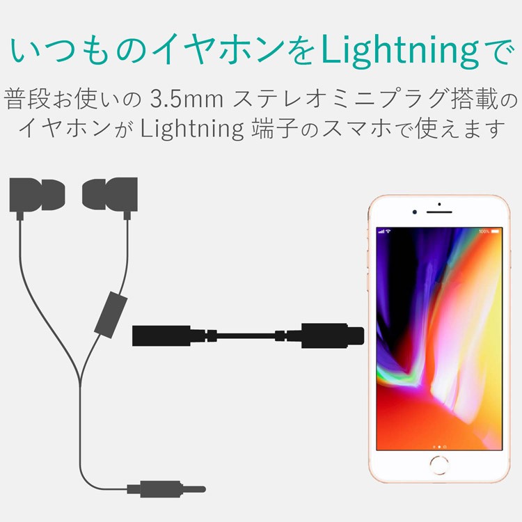 エレコム Lightning-φ3.5mmステレオミニジャック変換ケーブル ゴールド ( 1個 )/ エレコム(ELECOM)  :4953103355156:爽快ドラッグ - 通販 - Yahoo!ショッピング