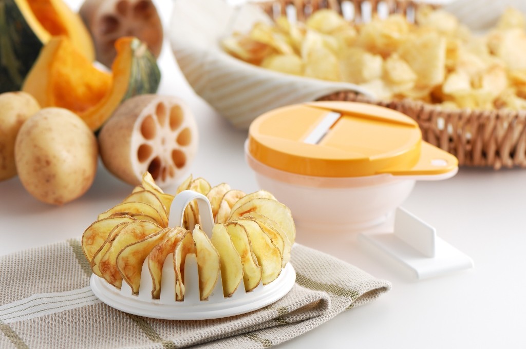 チン！してチップス スライサー付き RE-165 ( 1コ入 ) : 爽快ドラッグ