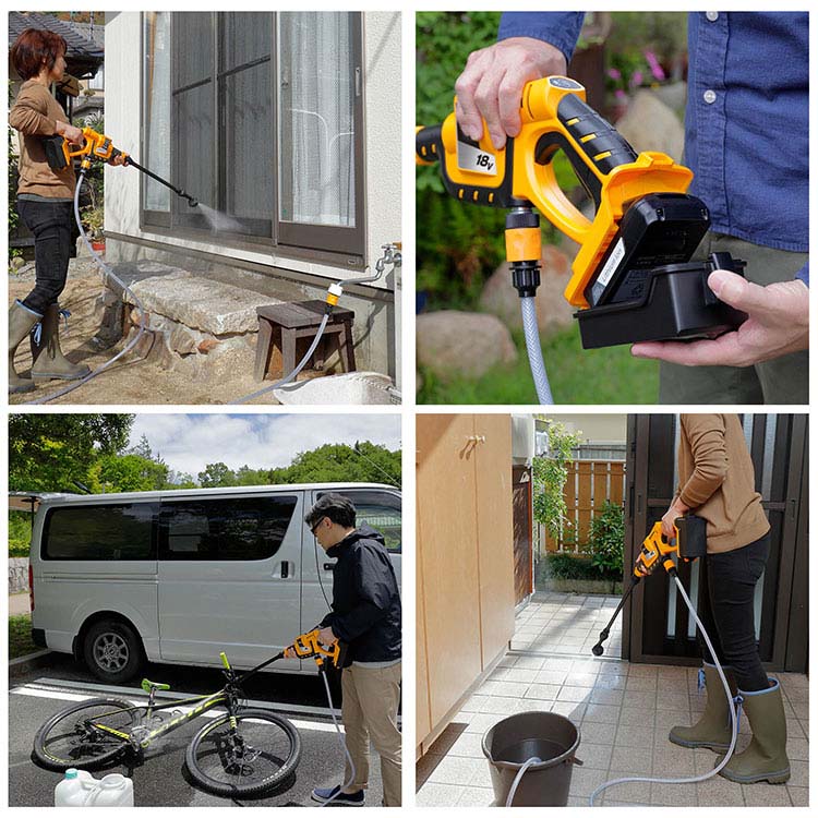 京セラ　ポータブル高圧洗浄機 BPW-1800 リョービ(京セラ) 充電式ポータブルウォッシャー BPW-1800 本体
