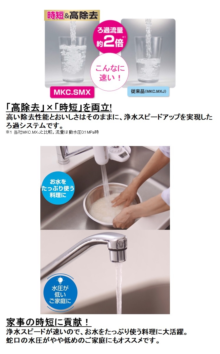 トレビーノ カセッティ アダプタ 新作続 - 浄水器・整水器