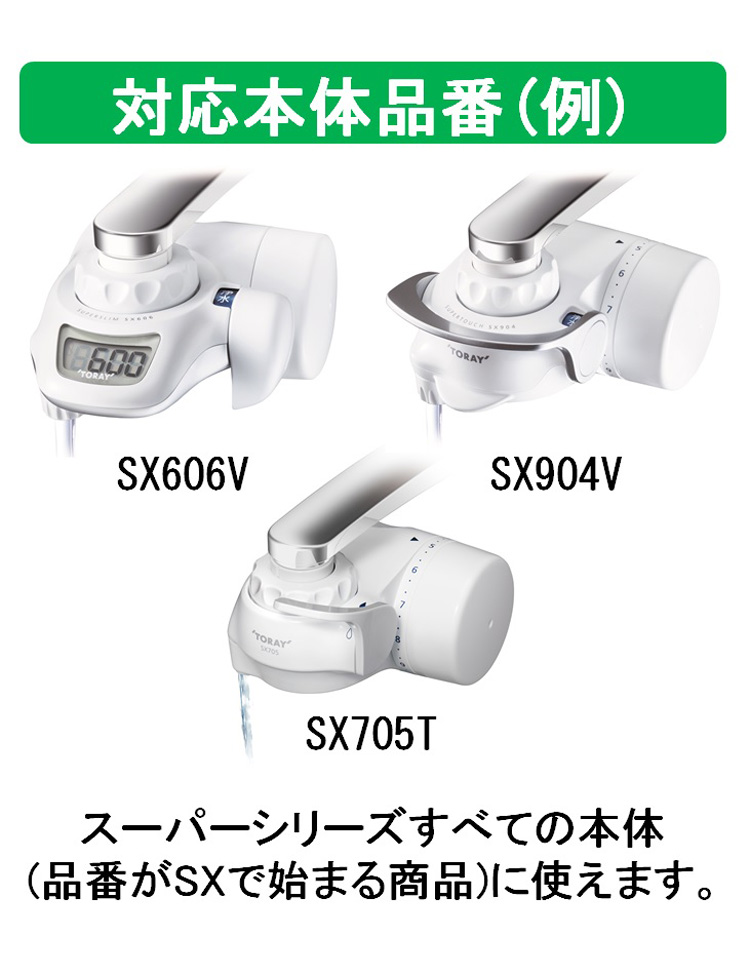 正規品)東レ トレビーノ 浄水器 スーパーシリーズ交換用カートリッジ