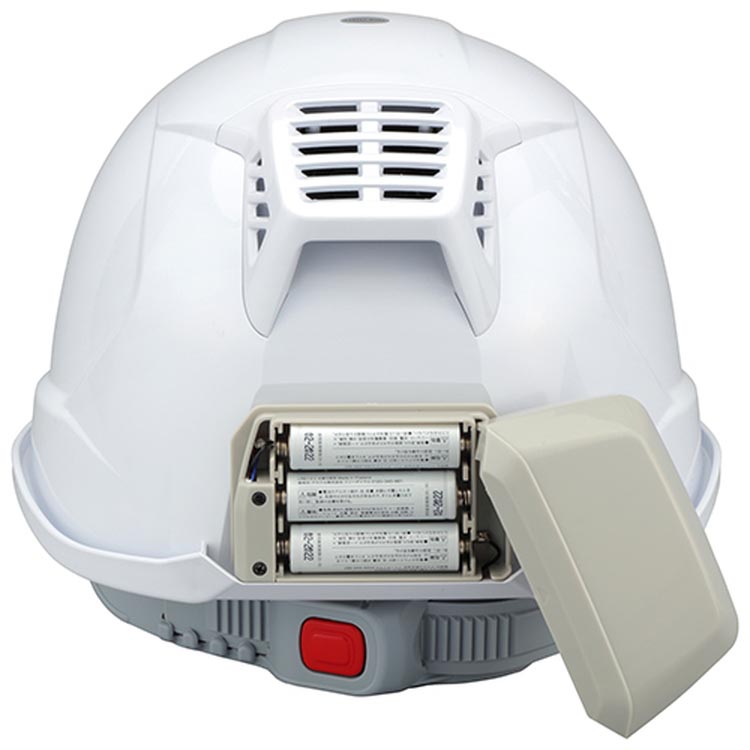 TOYO(トーヨー) 送風機内蔵ヘルメットWindyHelmet白／スモーク