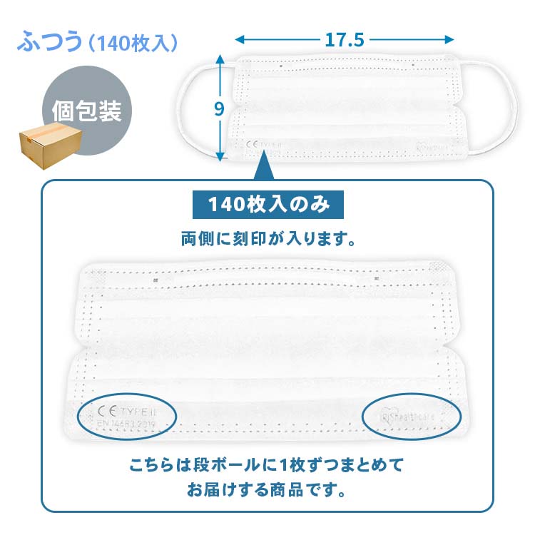 アイリスオーヤマ プリーツマスク ピンクベージュ ( 120枚入 ) : 爽快