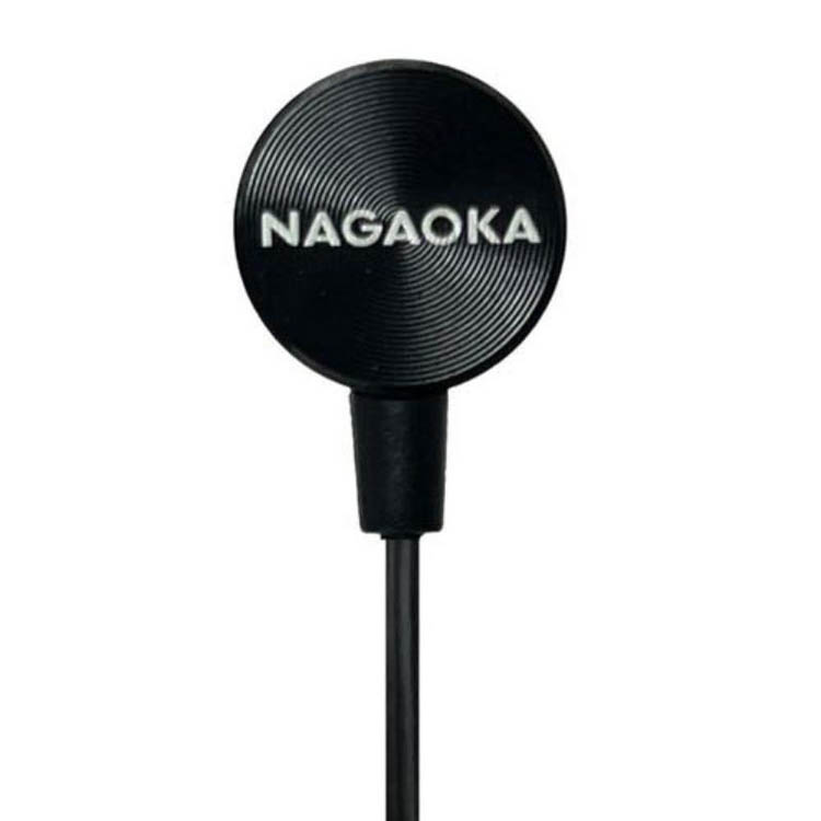 NAGAOKA マイク付きUSB-Cプラグイヤホン ソリッドブラック