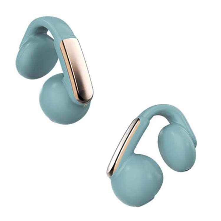 NAGAOKA イヤーカフ型完全ワイヤレスイヤホン ターコイズブルー