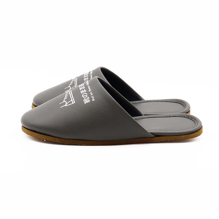 スリッパ キッズ 靴のまま履ける抗菌スリッパ グレー BACA1902GY ( 1足