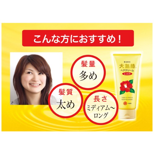 大島椿 ヘアクリーム しっとり ( 160g )/ 大島椿シリーズ パサツキ