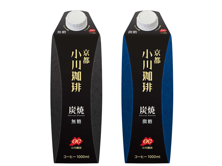 京都 小川珈琲 炭焼珈琲 無糖 ( 1000ml )/ 小川珈琲店 アイス