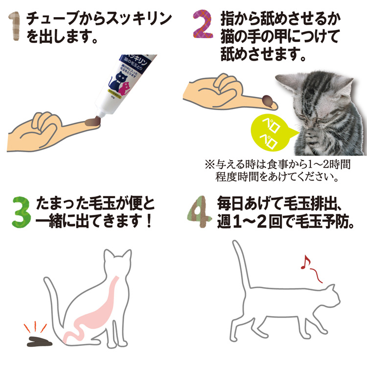 猫の毛玉取り スッキリン ( 50g ) : 4972468011897 : 爽快ドラッグ