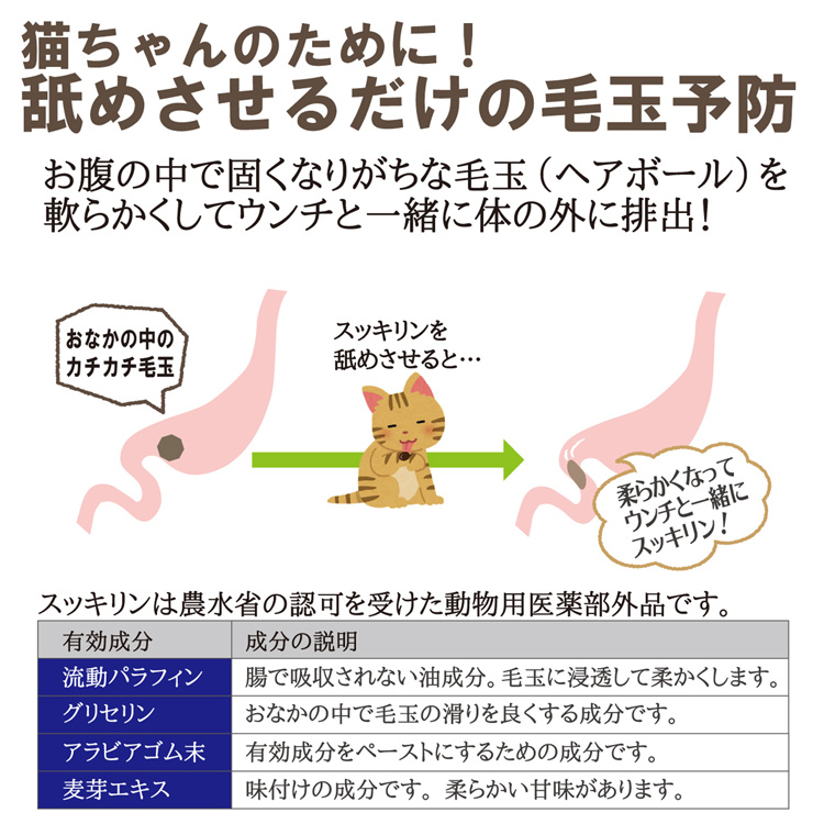 猫の毛玉取り スッキリン ( 50g ) : 4972468011897 : 爽快ドラッグ