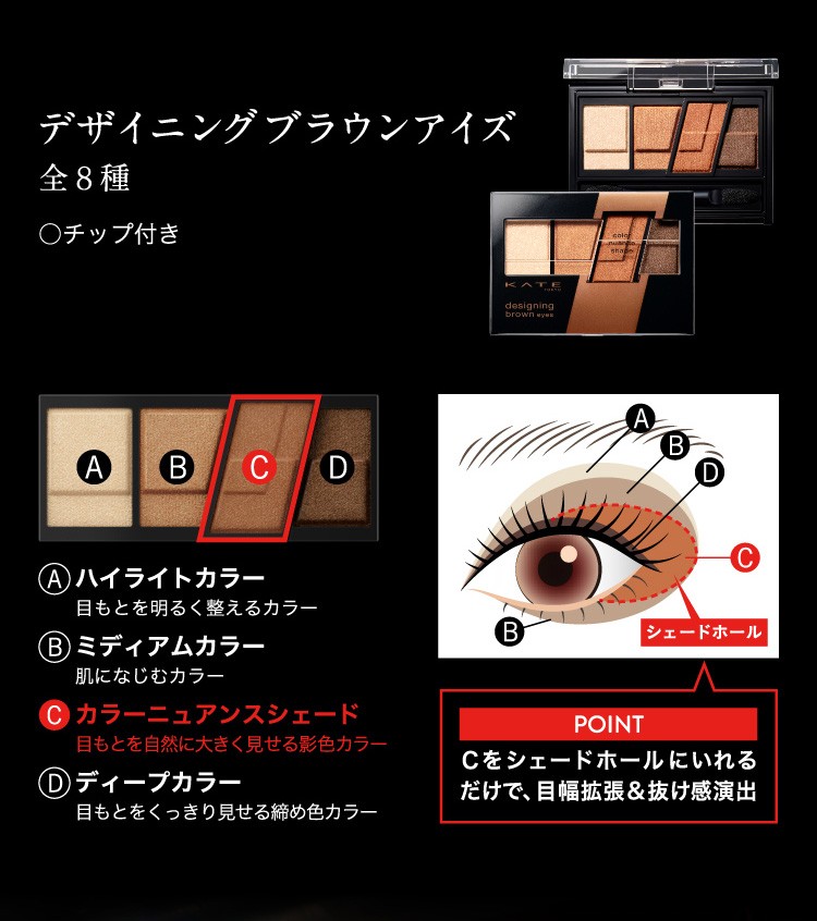 ケイト デザイニングブラウンアイズ BR-3 オレンジブラウン ( 3.2g )/ KATE(ケイト) :4973167936092:爽快ドラッグ -  通販 - Yahoo!ショッピング