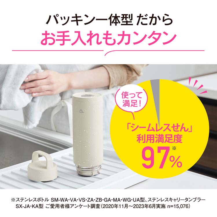 象印 ステンレスマグ エクリュ 650ml SM-RS65-WZ ( 1本 )/ 象印