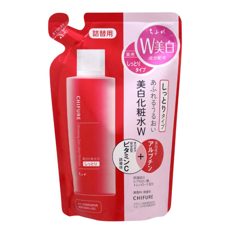 ちふれ 美白化粧水 W しっとりタイプ 詰替用 ( 180ml )/ ちふれ