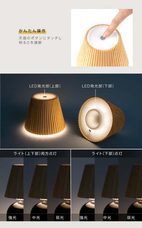 ゼピール 充電式ボトルライト ブラウン ZLZ-10JA T ( 1個 ) : 爽快