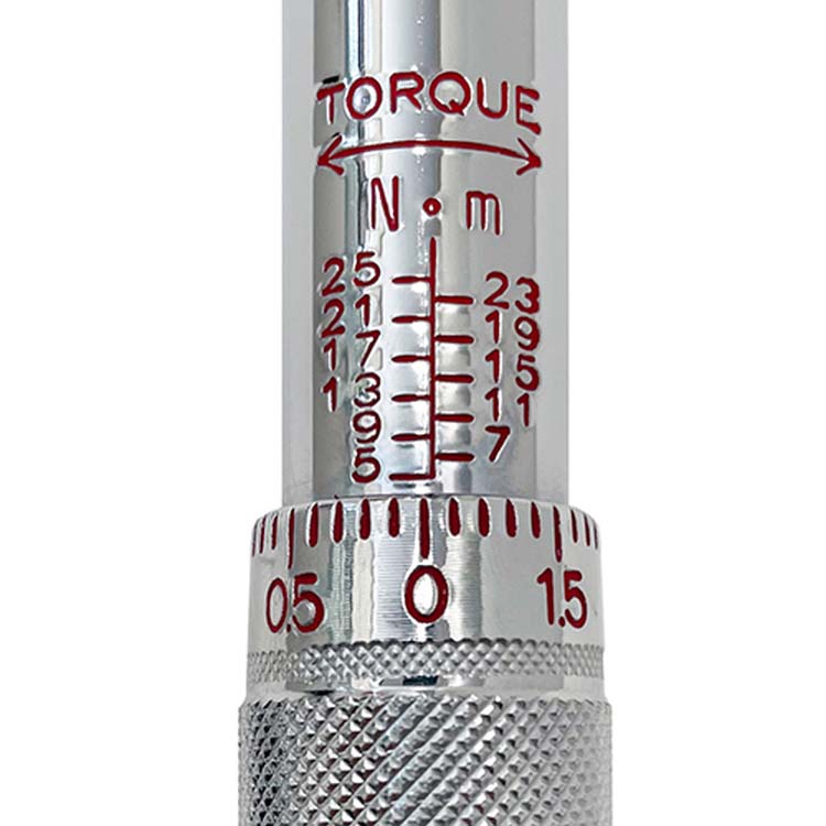 E-Value プレセット型トルクレンチ ケース付 ETR3-25 9.5mm(3／8インチ