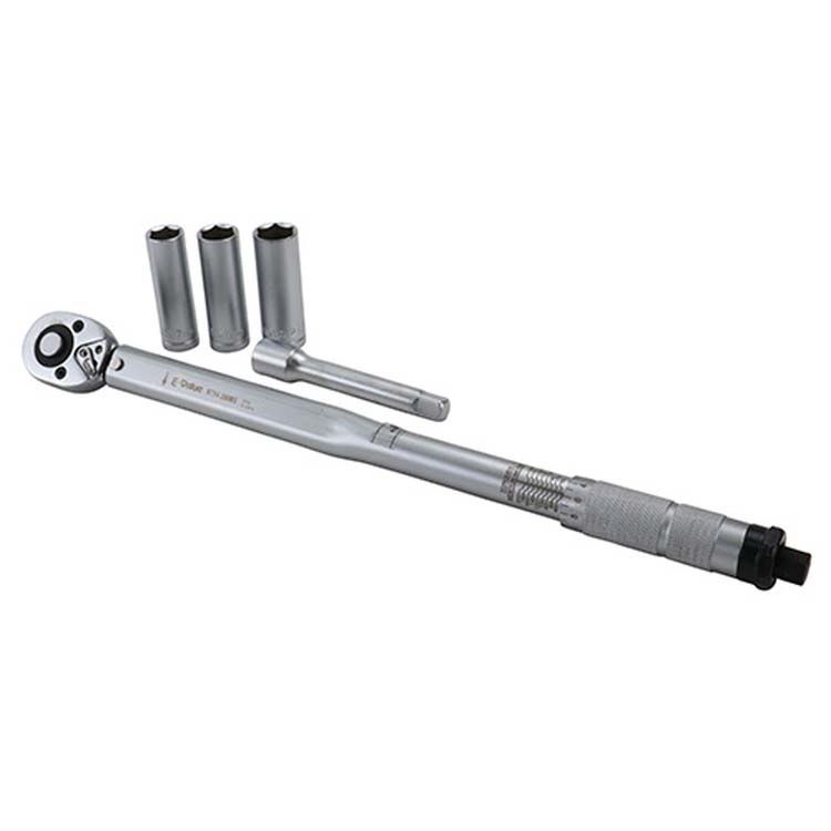 E-Value プレセット型トルクレンチ マットシルバー 12.7mm(1／2インチ
