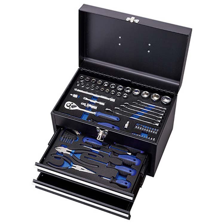 E-Value 整備工具セット 70点 ミニチェスト ブラック EST-2670BK ( 1
