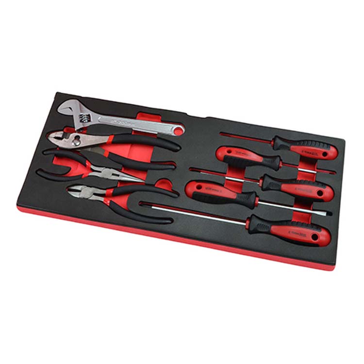 ★値下げKT88 TE(トレースエリオット)製 5本セット★ E-Value 整備工具セット 80点 チェスト レッド EST-2680RE ( 1セット