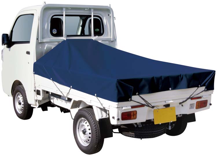藤原産業 SK11 軽トラックシートNEO ブルー 1.9m*2.15m 前垂れ付 ( 1個