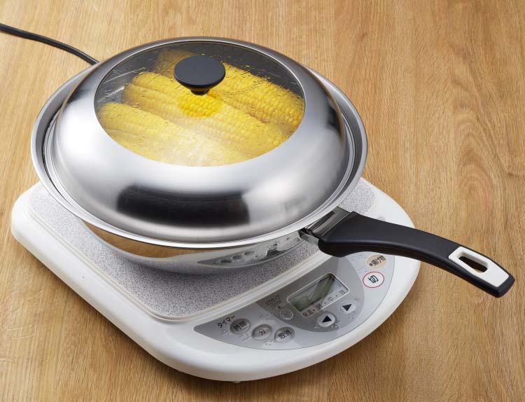 ヨシカワ フライパン用蒸し器 28〜30cm用 YJ3278 ( 1個 ) : 爽快