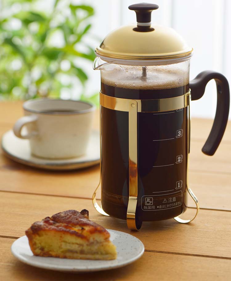 ヨシカワ モカブラウン コーヒープレス ＆ ティーサーバー SJ3306 ( 1