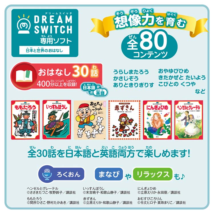 DREAM SWITCH(ドリームスイッチ)専用ソフト プレミアム 日本と世界の