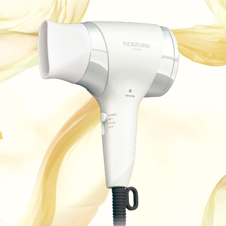 コイズミ マイナスイオンヘアドライヤー ホワイト KHD-9740／W