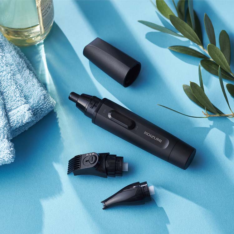 コイズミ ヒゲ＆ノーズケア チャコールグレー KMC-0641／H ( 1台