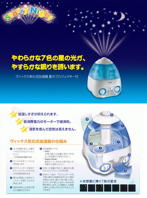 ヴィックス 気化式加湿器 V3700 ( 1台 )/ ヴィックス(VICKS 