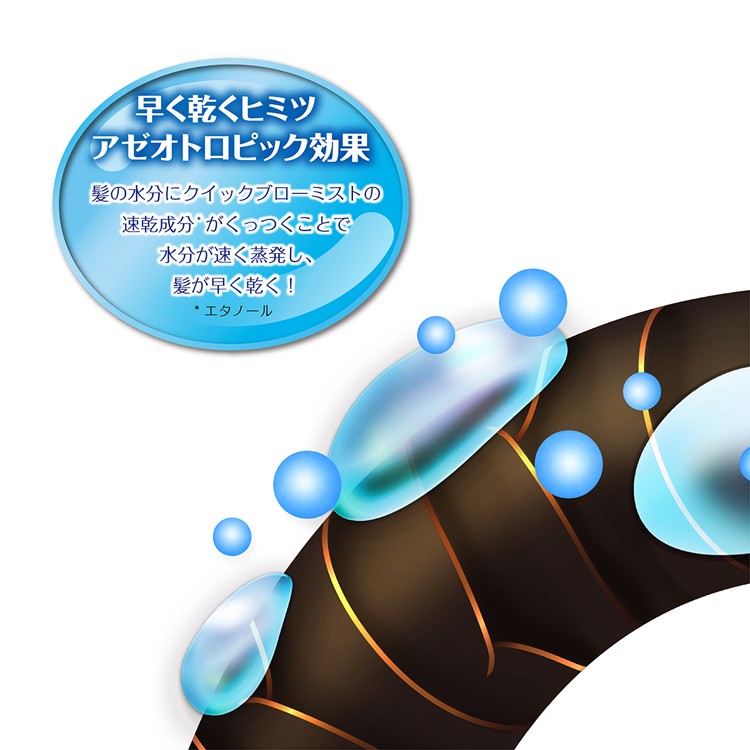 ヘアリエ クイックブローミスト メロウフルールの香り ( 180ml