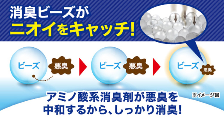 無香空間 ドでか無香空間 本体 消臭ビーズ 無香料 ( 1800g )/ 無香空間