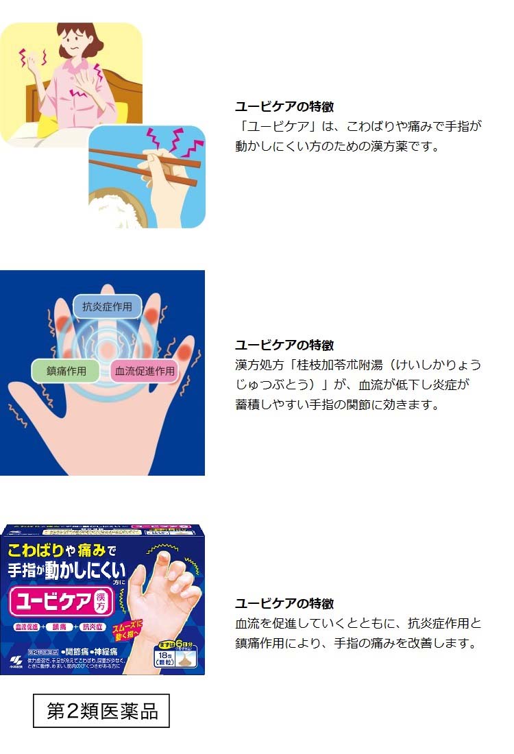 Amazon | 【第2類医薬品】ユービケア 18包 | ユービケア | 漢方