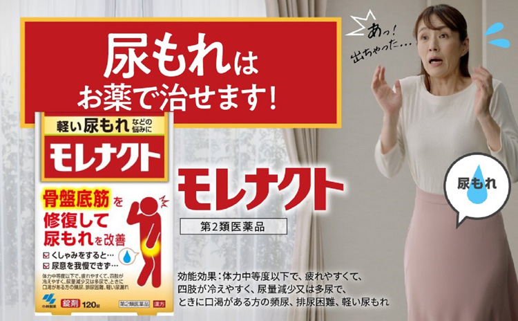 第2類医薬品)モレナクト ( 120錠入 )/ 小林製薬 尿モレ 膀胱機能