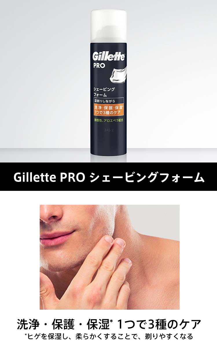 市場 Gillette PRO シェービングフォーム