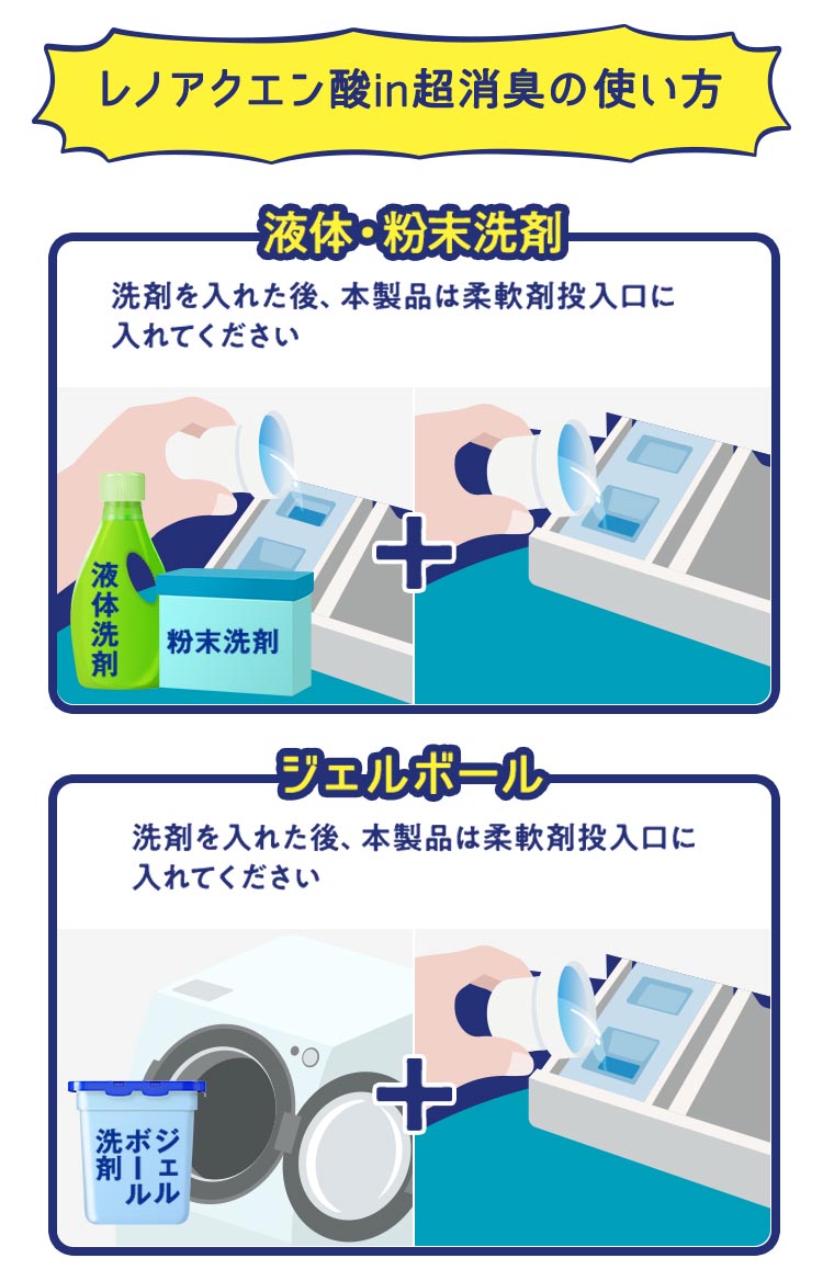 レノア クエン酸in 超消臭 すすぎ消臭剤 クリアフローラル 本体