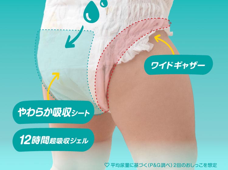 パンパース さらさらケア パンツ Mたっちサイズ オムツ 6-12kg ( 62枚入 )/ パンパース : 4987176203403 :  爽快ドラッグ - 通販 - Yahoo!ショッピング