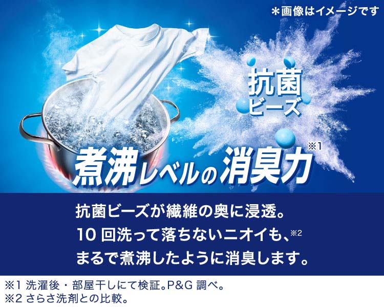 レノア 煮沸レベル消臭 抗菌ビーズ SPORTS クールリフレッシュ