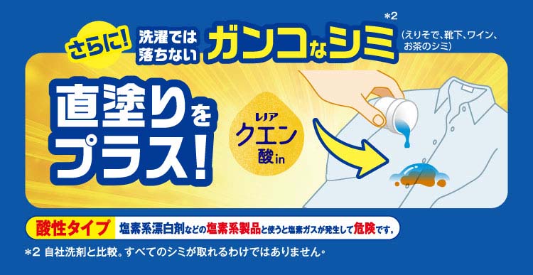 レノア クエン酸in 衣類のすすぎ消臭剤 部屋干し フレッシュグリーン