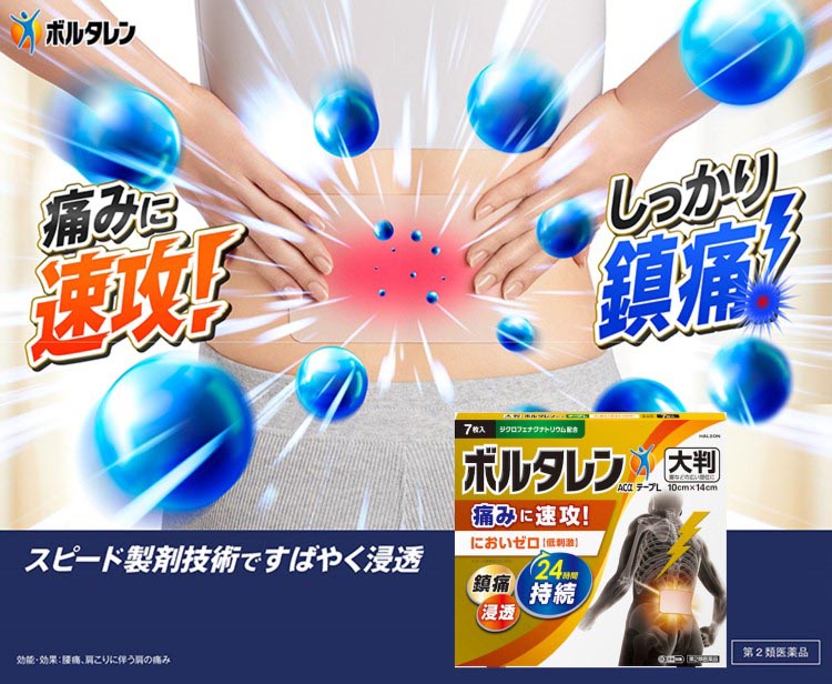 Amazon | 【第2類医薬品】ボルタレンACαテープL 7枚