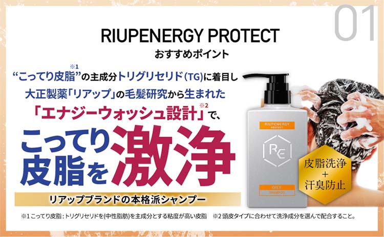 リアップエナジー 薬用スカルプシャンプー ストロングオイリー 400ml