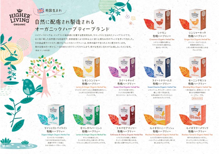 ハイアーリビング 有機ハーブティー ルイボス ターメリック ( 20袋入